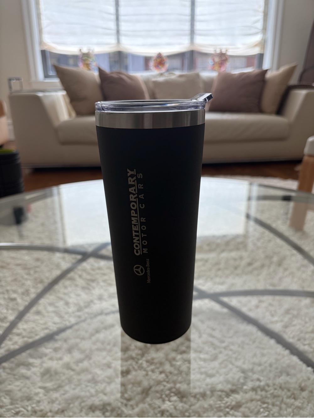 Mercedes-Benz Lifestyle Collection Travel Tumbler, black, 28 oz.